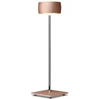 OLIGO Grace LED-Tischleuchte-Satin copper-mit LED (2700K)
