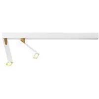 Wever & Ducre LED-Wand-/Deckenleuchte MICK CEILING / WALL SURF 2.0 - 2700K J weiß-gold 2700K 159244J3 5404037307159