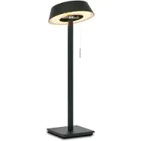 OLIGO Glance Gerade LED-Tischleuchte-Schwarz matt-mit LED (2700K)