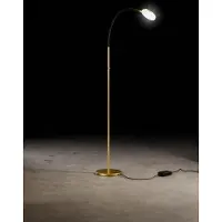 Holtkötter Flex S LED-Leseleuchte-Messing/Schwarz-mit LED (2700K)