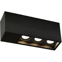 Wever & Ducre Downlight Plano petit 3.0, dimmbar, schwarz, für Flurbereich, Aluminium, Modern, Deckenlampe