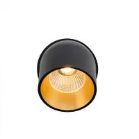 The Light Group LED-Einbaustrahler CUP schwarz/gold 3000K 3234544 7070938069854