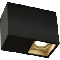 Wever & Ducre Downlight Plano petit 1.0, dimmbar, schwarz, für Flurbereich, Aluminium, Modern, Deckenlampe