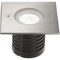 FABAS LUCE WAKO 2 SILVER LED Außeneinbauleuchte 7.8W warmweiß Edelstahl 6908-02-414