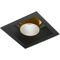 Wever & Ducre LED-Einbauleuchte SNEAK TRIMLESS CEILING REC 1.0 - 2700KK schwarz-gold 2700K 155551K3 5404037306527