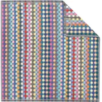 Cawö Küchenhandtuch Confetti Karo Multicolor 50 x 50 cm (4er-Set)