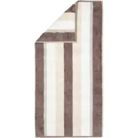 Cawö Handtuch Noblesse Stripes Walnut (Set von 3 Stück)
