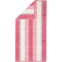 Cawö Handtuch Noblesse Stripes Altrosa (Set von 3 Stück)