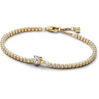 Pandora Classic Stone Gold coloured Hearts Bracelet 560041C01