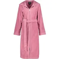Cawö Bademantel 837 Kapuze und Reißverschluss Damen Blush-44 / 46