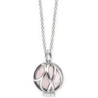 Engelsrufer Collier Powerful Stone Rosenquarz Silber