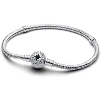 Pandora 593584C01-16 Silber Armband - Nordsternverschluss - klarer Zironia - 16 cm