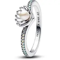 Pandora 193654C01 Damen-Ring Disney Prinzessin Arielle Muschel Silber
