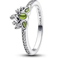 Pandora 193653C01 Damenring Disney Prinzessin Tiana Tiara Silber