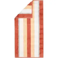 Cawö Handtuch Noblesse Stripes Brick (3er Set)