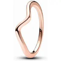Pandora 183095C00-48 - poliert - Welle Ring - Roségold verg. - Gr. 48