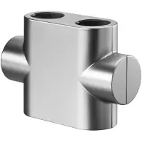 Oventrop Design Abdeckung DG, verchromt, für Multiblock T/TU/TQ