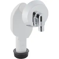 Geberit UP-Geruchsverschluss mit Anschluss und Rosette glanzverchromt d40
