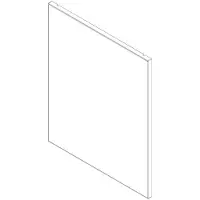 Buderus Blende Glas Speicher weiß - 87186683190