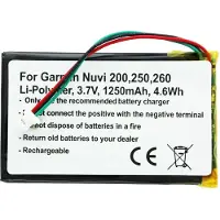 AccuCell Akku passend für Garmin Nuvi 200, Nüvi 361-00019-11