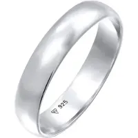 Elli Ring Basic Bandring Casual Look 925 Sterling Silber Elli Silber