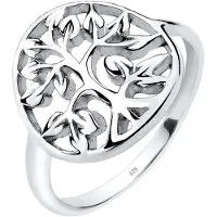 Elli Ring Lebensbaum Floral 925Er Sterling Silber Elli Silber