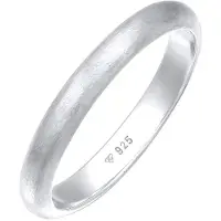 Elli Ring Basic Minimal Matt 925 Sterling Silber Elli Silber
