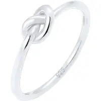 Elli Ring Knoten Verknotet Trend Basic 925 Sterling Silber Elli Silber
