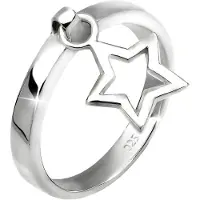 Elli Ring Stern Anhänger 925 Sterling Silber Geschenkidee Elli Silber