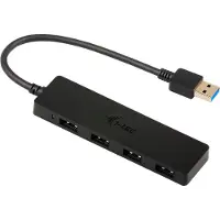 I-Tec Metal USB 3.0 HUB 3 Port + Gigabit Ethernet Adapter, USB 3.2 Gen 1 (3.1 Gen 1) Type-A, RJ-45, USB 3.2 Gen 1 (3.1 Gen 1) Type-A, 5000 Mbit/s, Grau, Metall, Link