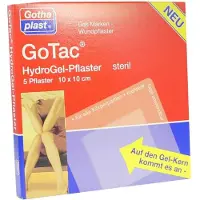 Gothaplast Gotac HydroGel-Pflaster L 10x10 cm steril 5 St Pflaster