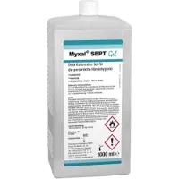 Peter Greven Physioderm GmbH Myxal Sept-Gel Händedesinfektionsgel 10 x 1 Liter Euro-Spender-Flasche
