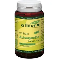 Allcura Ashwagandha BIO mit Extrakt KSM 66 Kapseln 90 St