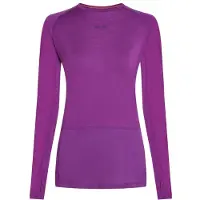 Icebreaker Damen 125 ZoneKnit Crewe Longsleeve (Größe XS, lila)