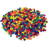 Colorations - Ponyperlen Neon 6x9 mm, 1000 Stk.