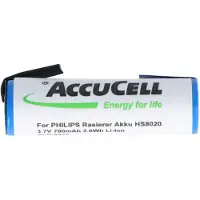 AccuCell Akku passend für PHILIPS Rasierer Akku HS8020, HS8040, HS8060, HS8070, HS8420, HS8420/23, HS8440, HS8460