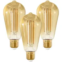HOFTRONIC™ Smart E27 LED-Glühlampe 7W 806lm ST64 Bernsteinfarben dimmbar 1800-3000K