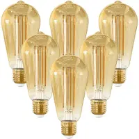 HOFTRONIC™ Smart E27 LED-Glühlampe 7W 806lm ST64 1800-3000K dimmbar bernsteinfarben