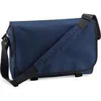 Bagbase BG21 | Messenger Bag Umhängetasche | 38 x 30 x 12 cm - Farbe: French Navy - Größe: 38 x 30 x 12 cm