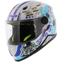 LS2 Kinder Motorradhelm LS2 FF812 KID Next Level Weiß Glänzend größe M