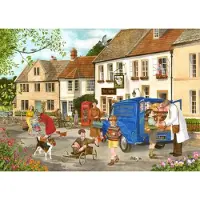 The House of Puzzles Puzzle Gingerbread Boys 500 XL Teile Puzzle