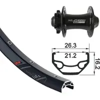 Xlc V-Rad 26x1.9 FW-A07 6-Loch..sz TA 15 32L