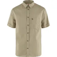 Fjällräven Hemd Övik Travel Shirt SS Herren Beige-M