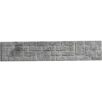Beckers Betonzaun Standard Motiv Romania grau Steinoptik