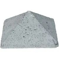 Beckers Betonzaun Klassik Eckpfostenkappe grau, Diamant