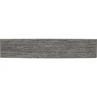 Beckers Betonzaun Standard Motiv Montana grau Steinoptik