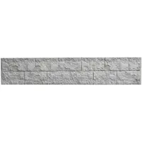 Beckers Betonzaun Standard Motiv Casa-Borsika grau Steinoptik