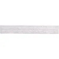 Beckers Betonzaun Klassik Motiv Fels 184x26x4,8 cm grau Steinoptik