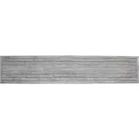 Beckers Betonzaun Standard Motiv Toscana grau Steinoptik