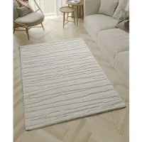 The Carpet Teppich "Everest" rechteckig 14 mm Höhe moderner Wohnzimmer Teppich hohe Flordichte